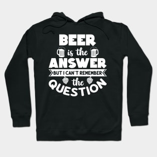Beer is the answer Hoodie